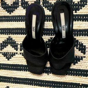 Zara block heels
